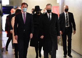 Ceremony To Mark Anniversary Of 2016 Brussels Bombings - Brussels