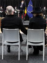 Ceremony To Mark Anniversary Of 2016 Brussels Bombings - Brussels