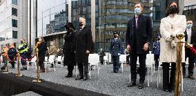 Ceremony To Mark Anniversary Of 2016 Brussels Bombings - Brussels