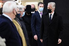 Ceremony To Mark Anniversary Of 2016 Brussels Bombings - Brussels