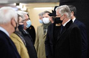 Ceremony To Mark Anniversary Of 2016 Brussels Bombings - Brussels