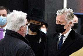 Ceremony To Mark Anniversary Of 2016 Brussels Bombings - Brussels