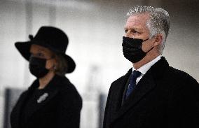 Ceremony To Mark Anniversary Of 2016 Brussels Bombings - Brussels