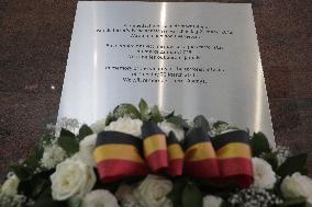 Ceremony To Mark Anniversary Of 2016 Brussels Bombings - Brussels