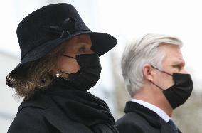 Ceremony To Mark Anniversary Of 2016 Brussels Bombings - Brussels