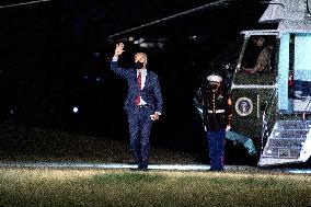 President Biden Arrives to White House Following Ohio Travel