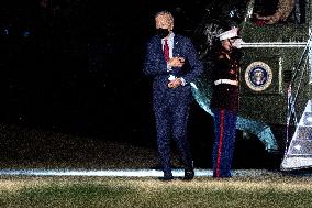 President Biden Arrives to White House Following Ohio Travel