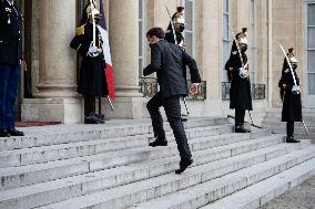 President Macron Welcomes Libyan President El-Menfi - Paris