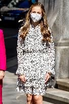 Princess Leonor Chairs Her Firts Public Event - Madrid