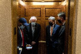 Senators at the U.S. Capitol - Washington