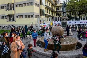 School Parents And Students Protest - Milan