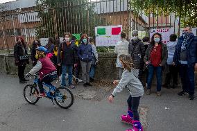 School Parents And Students Protest - Milan