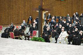 Pope Francis At Em. Raniero Cantalamessa Sermon - Vatican