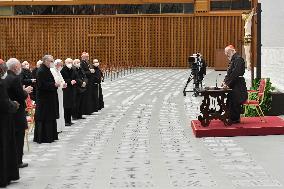 Pope Francis At Em. Raniero Cantalamessa Sermon - Vatican
