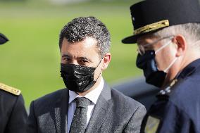 Gerald Darmanin Meets With Gendarmes Of Nouvelle-Aquitaine - Merignac