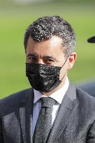 Gerald Darmanin Meets With Gendarmes Of Nouvelle-Aquitaine - Merignac