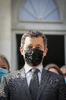 Gerald Darmanin Meets With Gendarmes Of Nouvelle-Aquitaine - Merignac