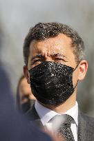 Gerald Darmanin Meets With Gendarmes Of Nouvelle-Aquitaine - Merignac