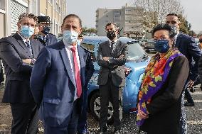 Gerald Darmanin Meets With Gendarmes Of Nouvelle-Aquitaine - Merignac