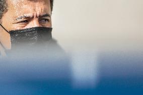 Gerald Darmanin Meets With Gendarmes Of Nouvelle-Aquitaine - Merignac