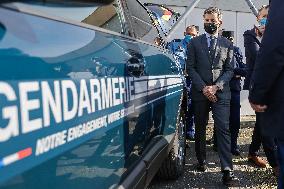 Gerald Darmanin Meets With Gendarmes Of Nouvelle-Aquitaine - Merignac