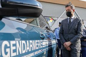 Gerald Darmanin Meets With Gendarmes Of Nouvelle-Aquitaine - Merignac
