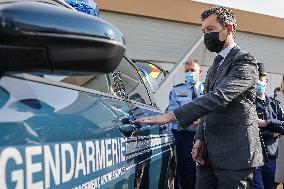 Gerald Darmanin Meets With Gendarmes Of Nouvelle-Aquitaine - Merignac