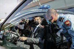 Gerald Darmanin Meets With Gendarmes Of Nouvelle-Aquitaine - Merignac