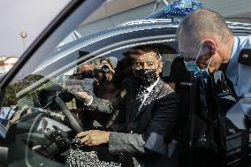 Gerald Darmanin Meets With Gendarmes Of Nouvelle-Aquitaine - Merignac