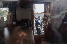 Gerald Darmanin Meets With Gendarmes Of Nouvelle-Aquitaine - Merignac