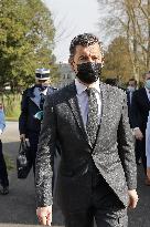 Gerald Darmanin Meets With Gendarmes Of Nouvelle-Aquitaine - Merignac