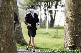 Gerald Darmanin Meets With Gendarmes Of Nouvelle-Aquitaine - Merignac