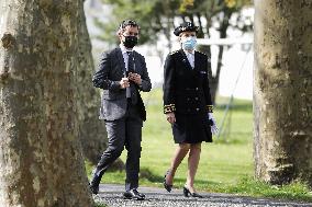 Gerald Darmanin Meets With Gendarmes Of Nouvelle-Aquitaine - Merignac