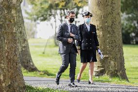 Gerald Darmanin Meets With Gendarmes Of Nouvelle-Aquitaine - Merignac