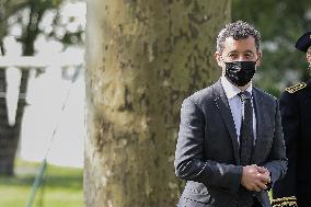 Gerald Darmanin Meets With Gendarmes Of Nouvelle-Aquitaine - Merignac