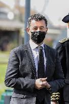 Gerald Darmanin Meets With Gendarmes Of Nouvelle-Aquitaine - Merignac