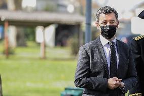 Gerald Darmanin Meets With Gendarmes Of Nouvelle-Aquitaine - Merignac