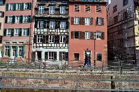 District Of The Petite France Is Deserted - Strasbourg