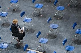 French Cycling Team Training During Vaccine Campaign - Saint-Quentin-en-Yvelines