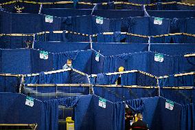French Cycling Team Training During Vaccine Campaign - Saint-Quentin-en-Yvelines