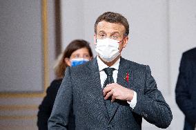 Emmanuel Macron receives the report on Rwanda and the Tutsi genocide - Paris