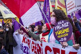 Protest against the withdrawal from Istanbul Convention