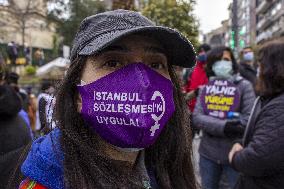 Protest against the withdrawal from Istanbul Convention