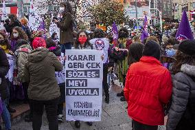 Protest against the withdrawal from Istanbul Convention