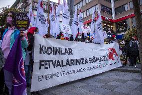 Protest against the withdrawal from Istanbul Convention