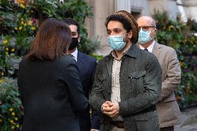 Mayor of Paris Anne Hidalgo received Ahmad Massoud  - Paris