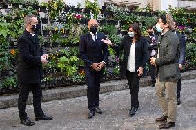 Mayor of Paris Anne Hidalgo received Ahmad Massoud  - Paris