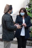 Mayor of Paris Anne Hidalgo received Ahmad Massoud  - Paris