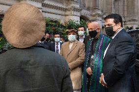 Mayor of Paris Anne Hidalgo received Ahmad Massoud  - Paris