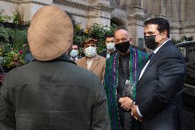 Mayor of Paris Anne Hidalgo received Ahmad Massoud  - Paris